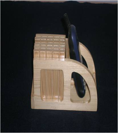 Cell Phone and Coaster Holder